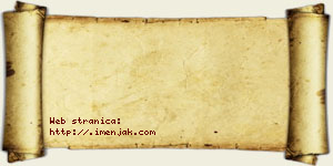 Isidora Pavković vizit kartica